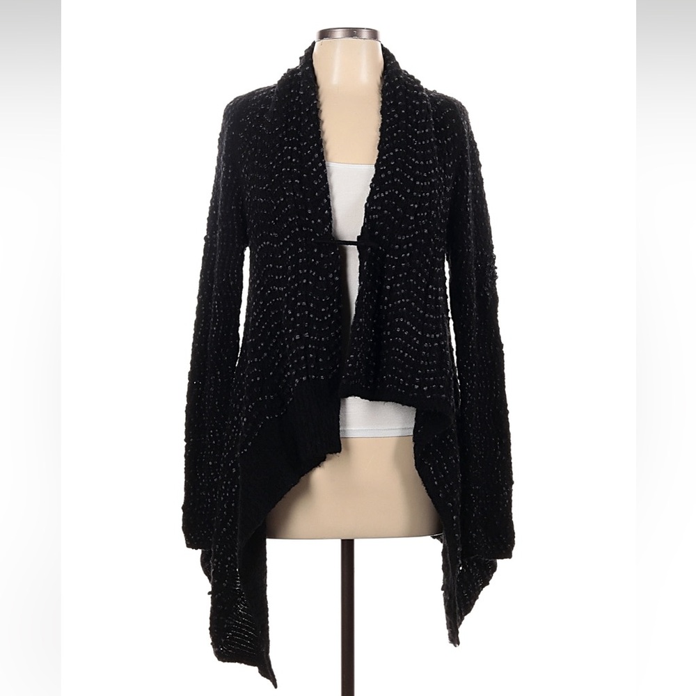Sarah Pacini Women's Alpaca Wool Open Sweater Cardigan Cape One Size